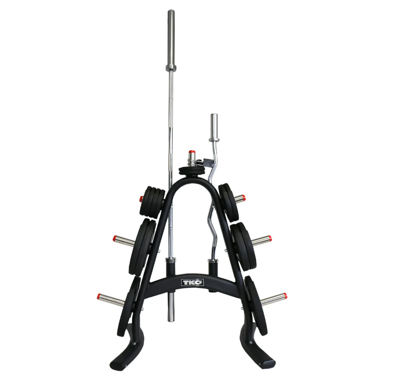 Olympic Weight Tree Plate Rack with Bar Holders | GymStore.com