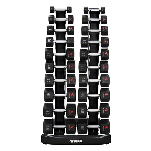 TKO 10 Pair Vertical Dumbbell Rack | GymStore.com TKO 10 Pair Vertical Dumbbell Rack | GymStore.com