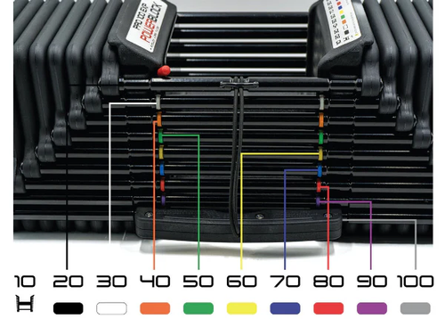 PowerBlock Pro 100 EXP Adjustable Dumbbell Set | GymStore.com