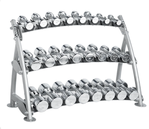 Hoist 3-Tier Horizontal Beauty Bell Rack | GymStore.com