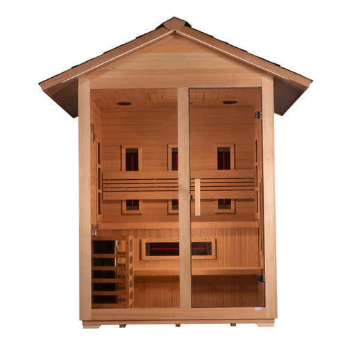 Golden Designs Carinthia PureTech Hybrid Full Spectrum Outdoor Sauna
