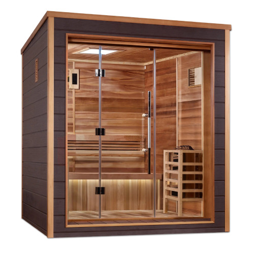 Golden Designs Drammen Traditional Outdoor Steam Sauna