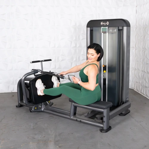 Muscle D Fitness Elite Plus Long Pull Row - Iso-Lateral Machine