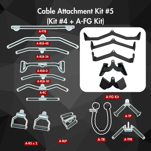 Muscle D Functional Grip Cable Attachment Kit (Kit #5)