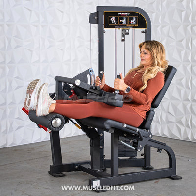 Muscle D Fitness - Classic V2 Selectorized Seated Leg Curl Machine