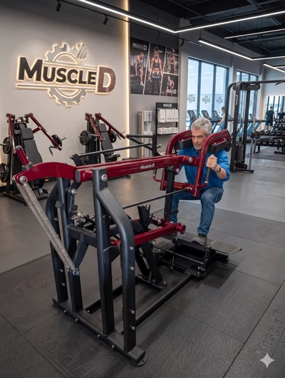 Pro Strength Squat / Calf Combo Commercial Gym Machine by Muscle D Fitness