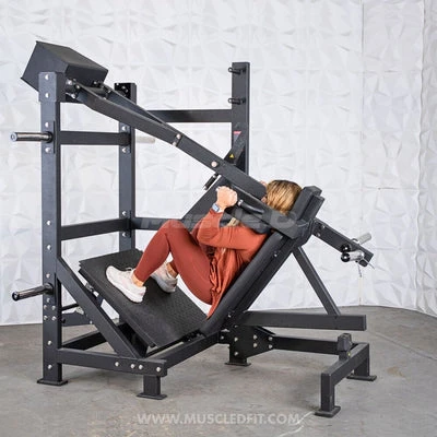 Excel Leverage Counterbalanced Pendulum Squat Machine by Muscle D Fitness