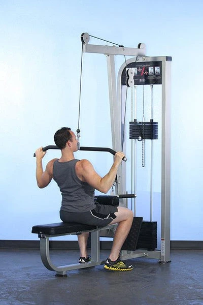 Muscle D Fitness - Dual Function Lat / Low Row Combo Machine