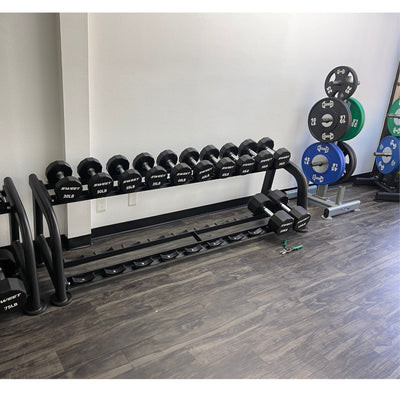 Sweet 2-Tier Commercial Dumbbell Rack by Muscle D Fitness