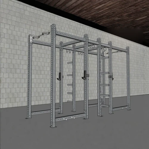 Muscle D  - TGrip Commercial Dual Power Rack - 3x3 Steel