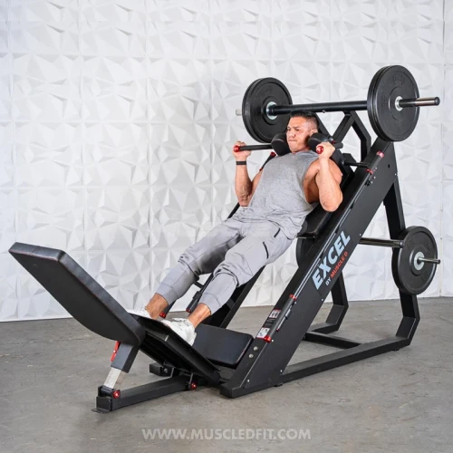 Muscle D - Excel Linear Hack Squat / Leg Press Combo Machine