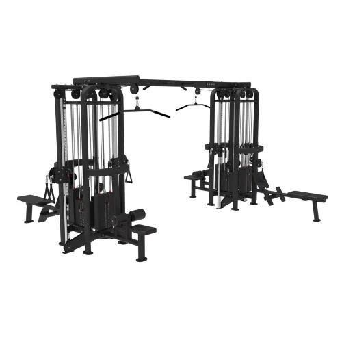 8-Stack Megatron Standard Jungle Gym Multi-Station System by Muscle D Fitness