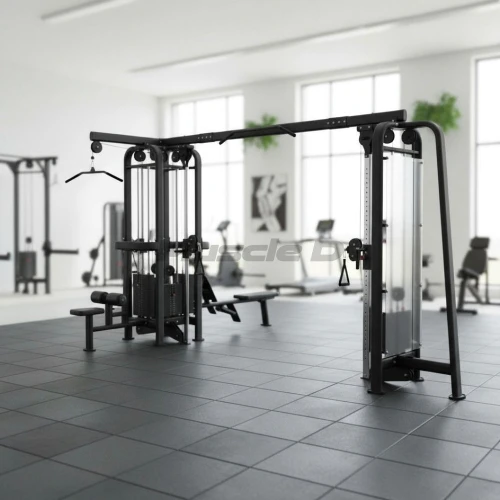 5-Stack Megatron Standard Jungle Gym Multi-Station System by Muscle D Fitness