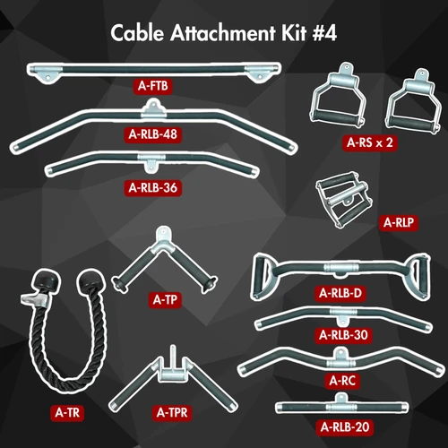Muscle D Fitness Cable Attachment Kit #4