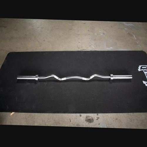 Muscle D Fitness - Pro Hard Chromed Curl Bar