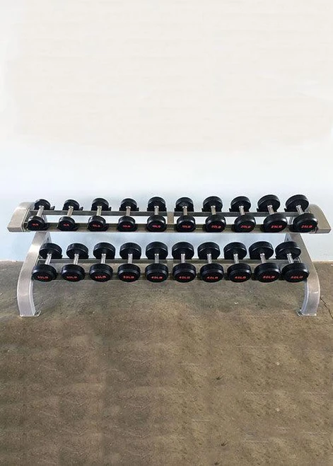 Muscle D Fitness - Two Tier 10-Pairs Dumbbell Rack
