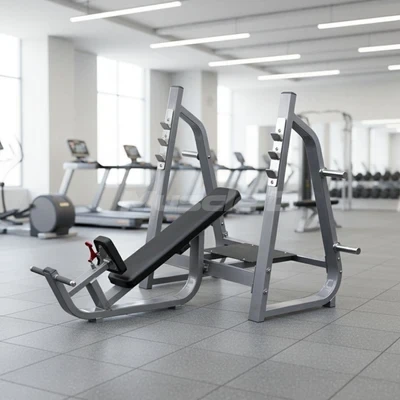 Muscle D Fitness - Heavy-Duty Olympic Incline Bench