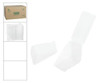  Eco Container Plastic Sandwich Wedge Clear Hinged (500/Case) 