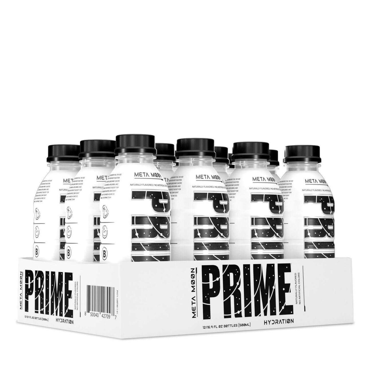 Prime Hydration with BCAA Blend for Muscle Recovery Grape (12 Drinks, 16.9  Fl Oz. Each)