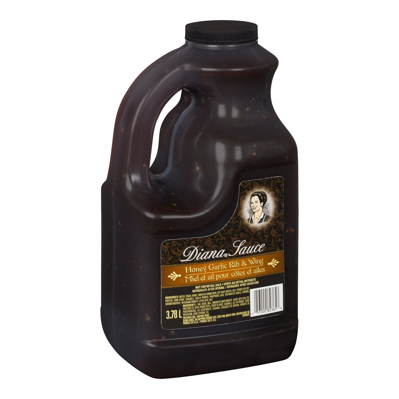 Diana Rib And Chicken Honey Garlic Barbeque Sauce | 3.78L/Unit, 2 Units/Case