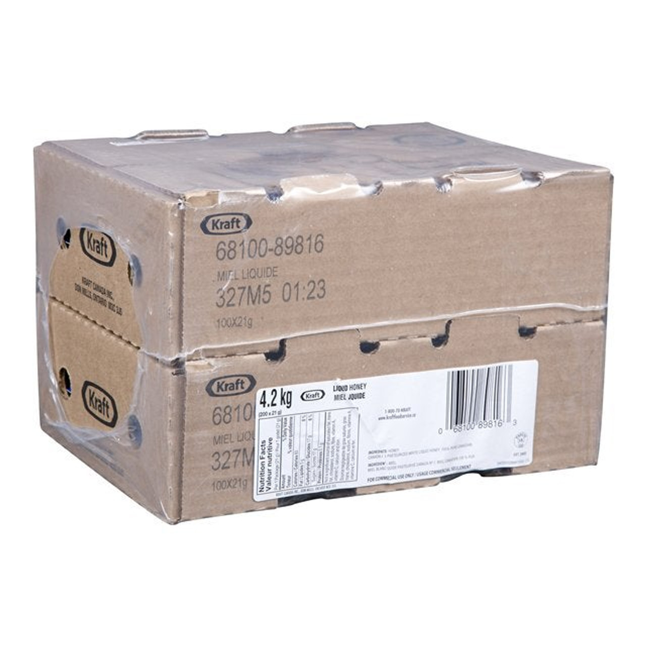 Kraft Liquid Honey, Portion | 21G/Unit, 200 Units/Case