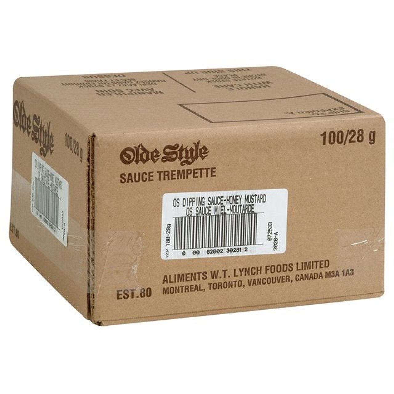 Olde Style Honey Mustard Sauce, Portion, Trans Fat Compliant | 28G/Unit, 100 Units/Case