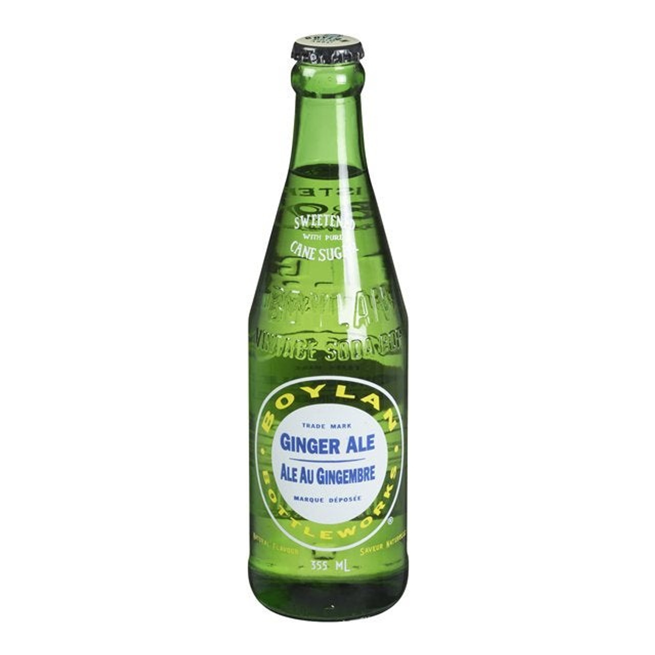 Boylan's Ginger Ale Soft Drink, Glass | 355ML/Unit, 24 Units/Case