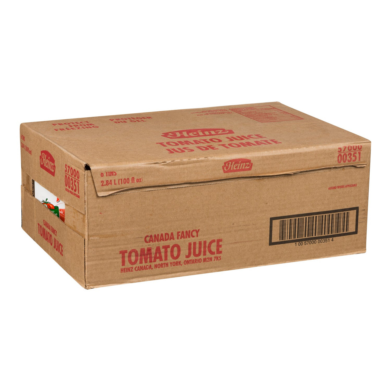 Heinz Tomato Juice, Can | 2.84L/Unit, 6 Units/Case