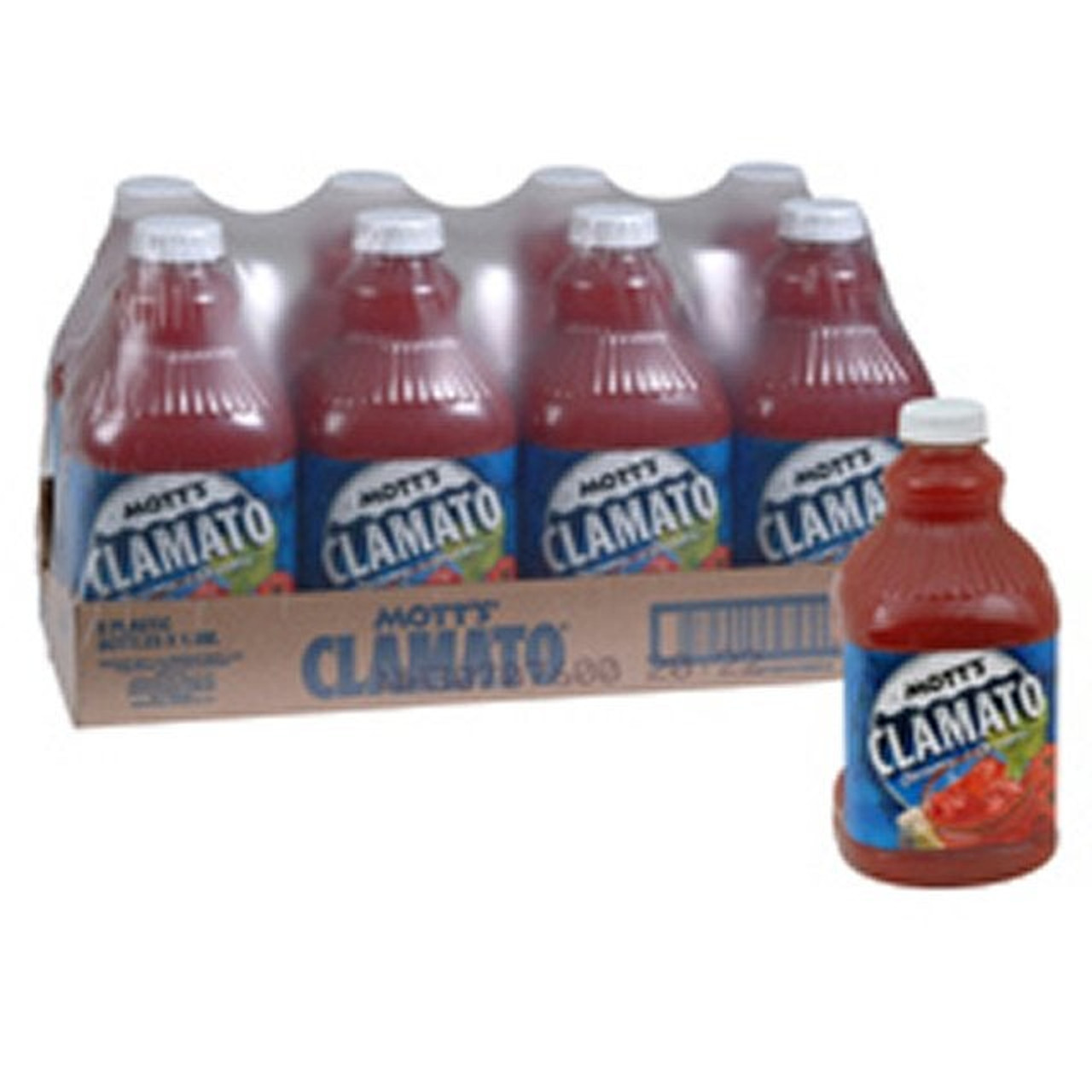 Motts Clamato Cocktail Juice, Polyethylene | 1.89L/Unit, 8 Units/Case