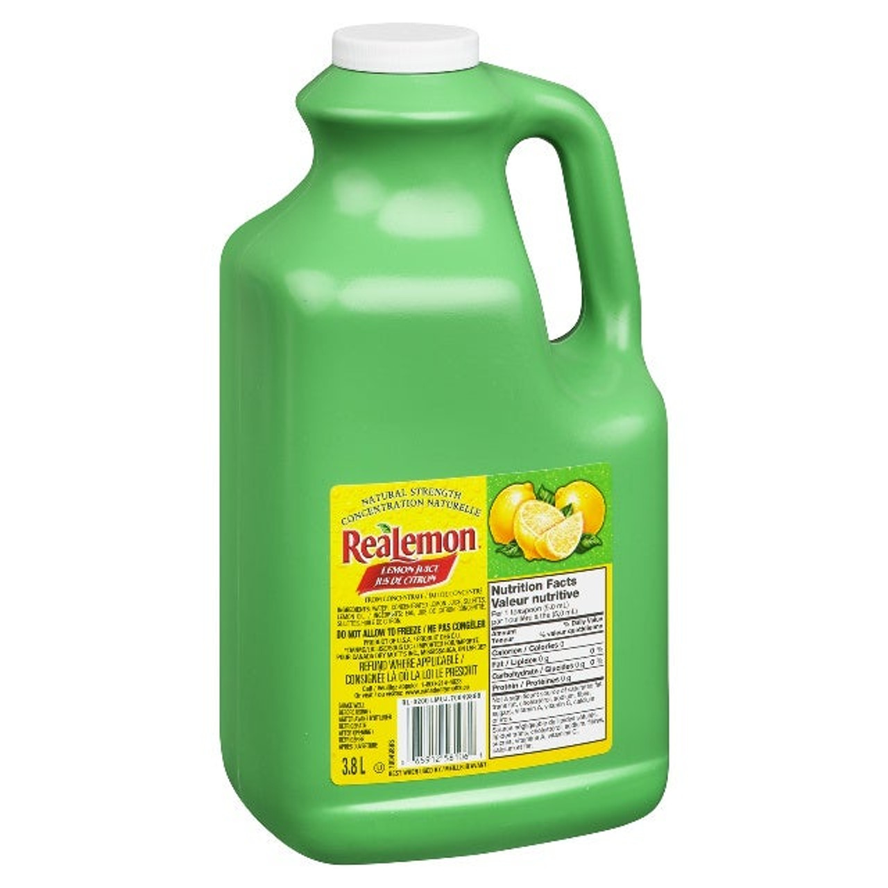 Realemon Lemon Juice, Plastic | 3.8L/Unit, 2 Units/Case