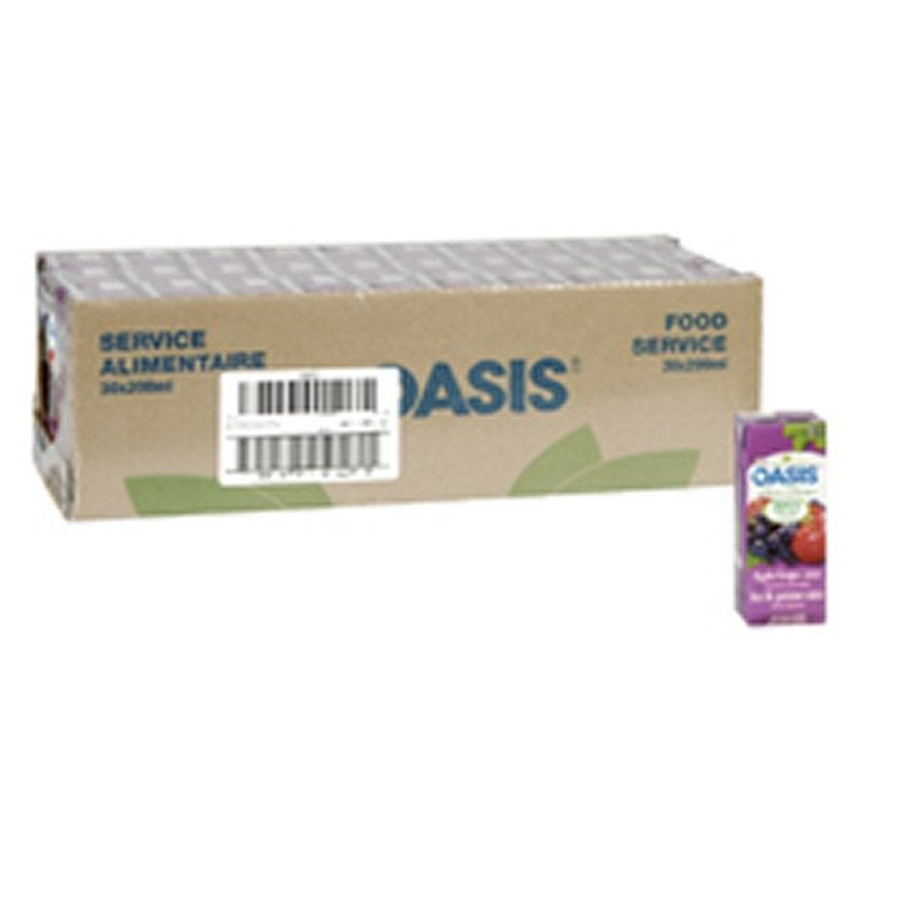 Oasis Apple Grape Juice, Tetra | 200ML/Unit, 30 Units/Case