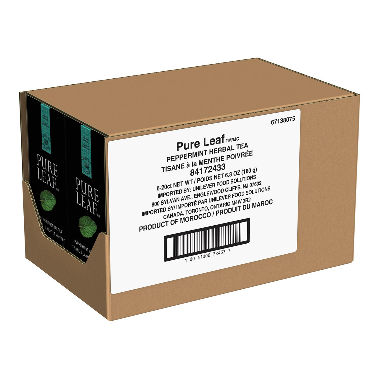 Pure Leaf Peppermint Tea | 20UN/Unit, 6 Units/Case