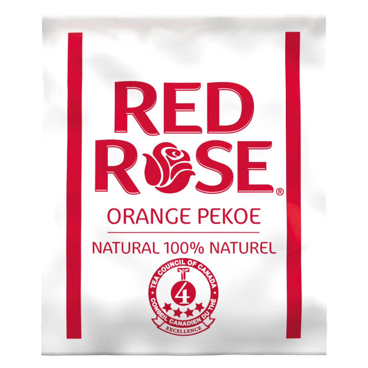 Red Rose Orange Pekoe Tea, Enveloped 1Cup | 100UN/Unit, 10 Units/Case