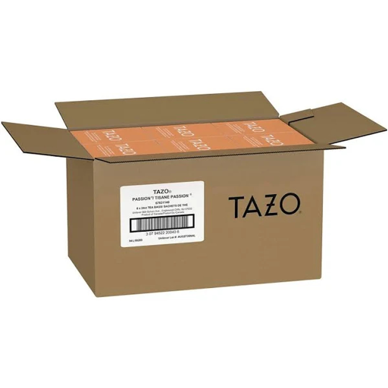 TAZO Passion Tea Bags | 20UN/Unit, 6 Units/Case