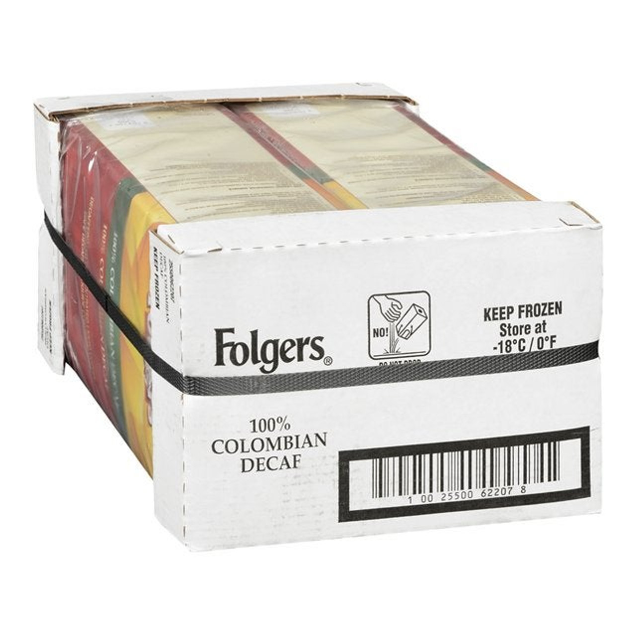 Folgers Colombian Decafinated Coffee, 100 Percent, Frozen | 2L/Unit, 2 Units/Case