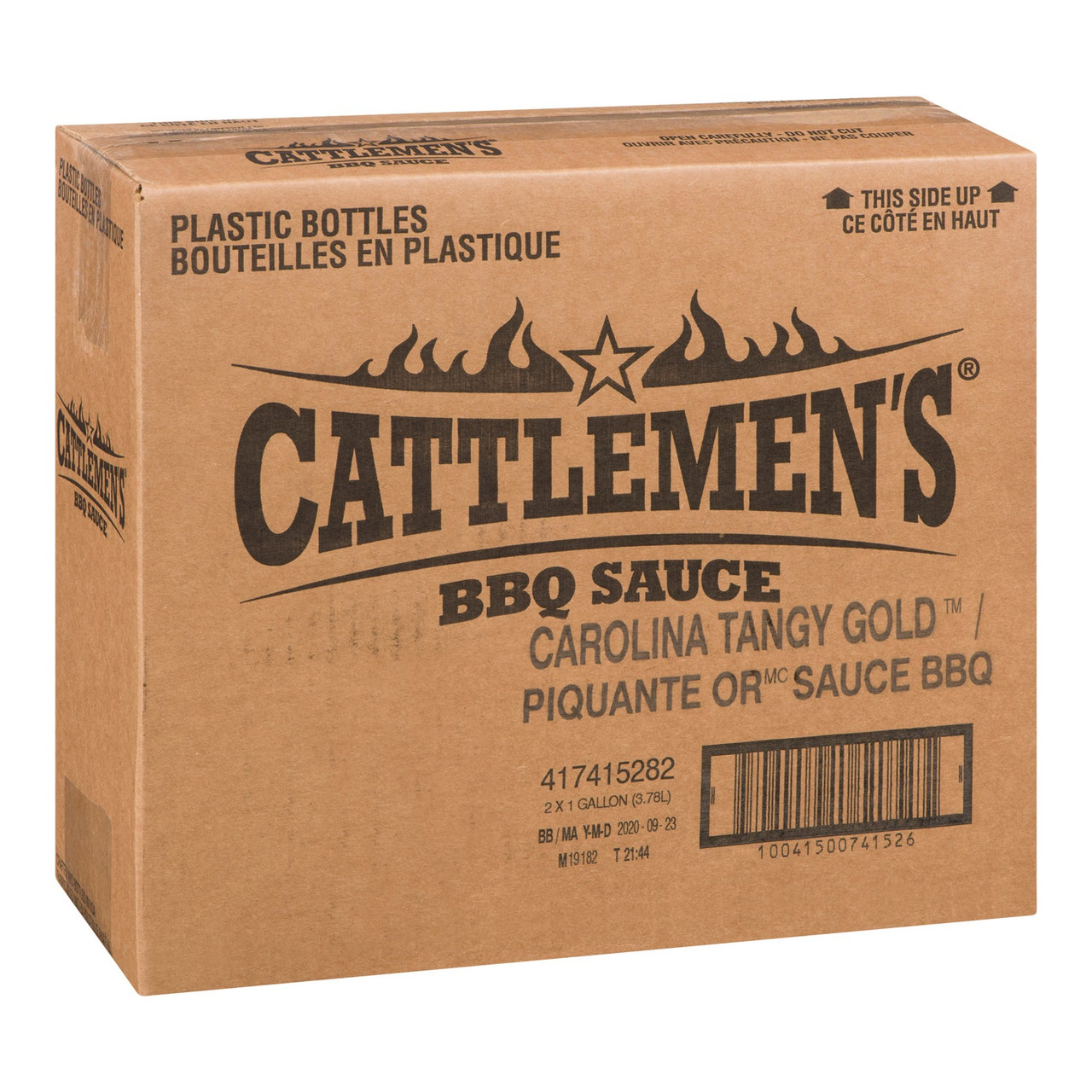 Cattleman's Carolina Style Gold Tangy Barbeque Sauce