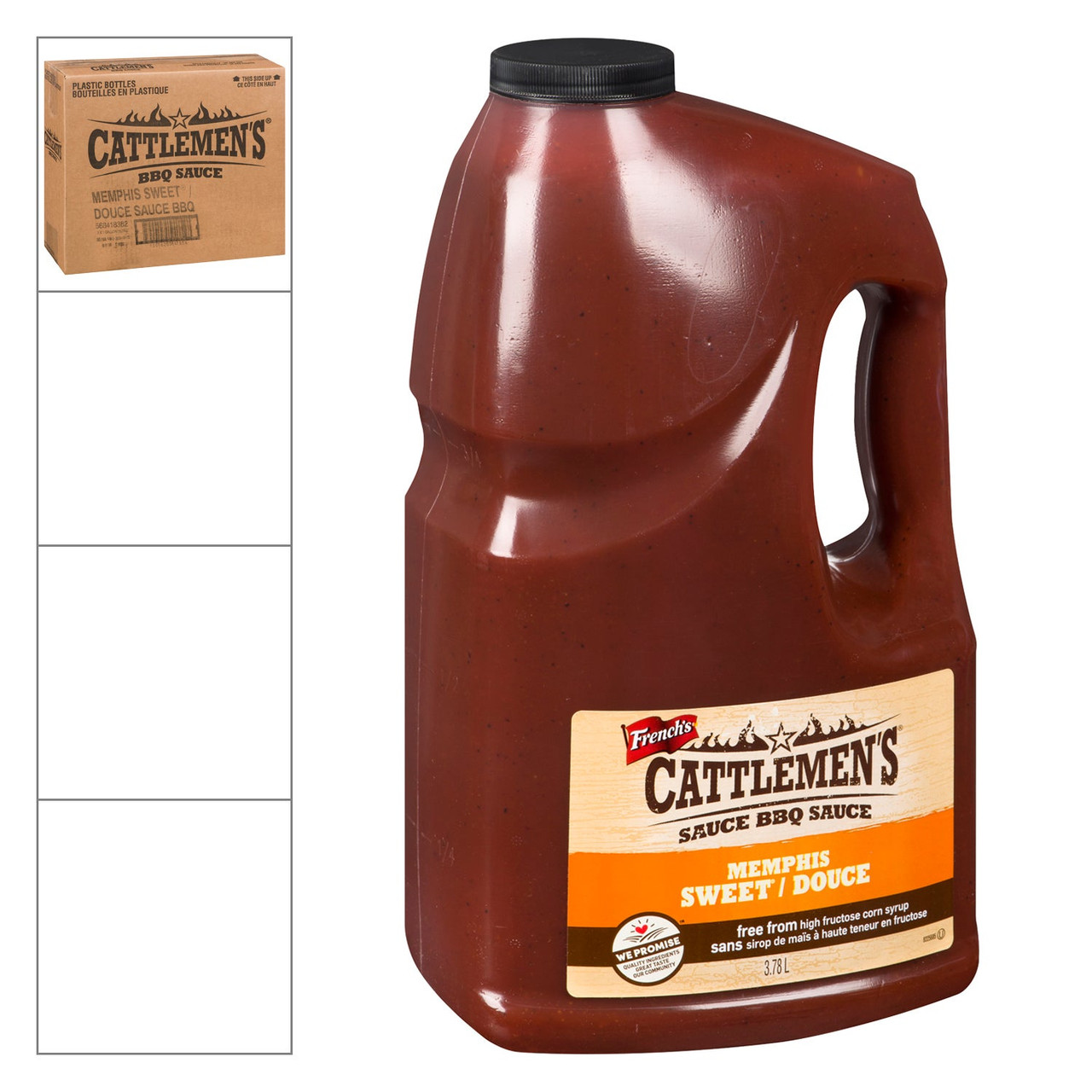 Cattleman's Memphis Sweet Barbeque Sauce | 3.78L/Unit, 2 Units/Case