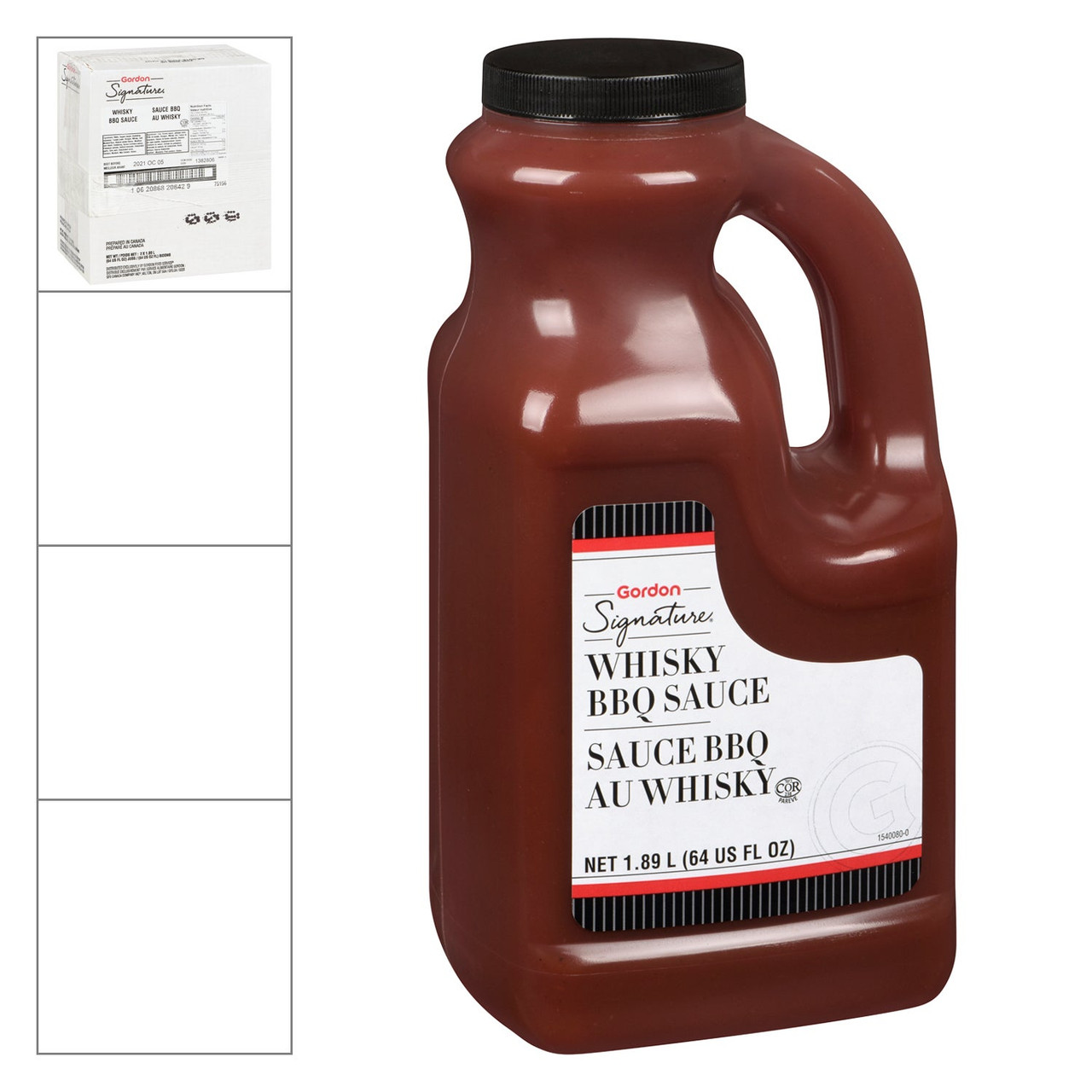 Gordon Signature Whiskey BBQ Sauce | 1.89L/Unit, 2 Units/Case