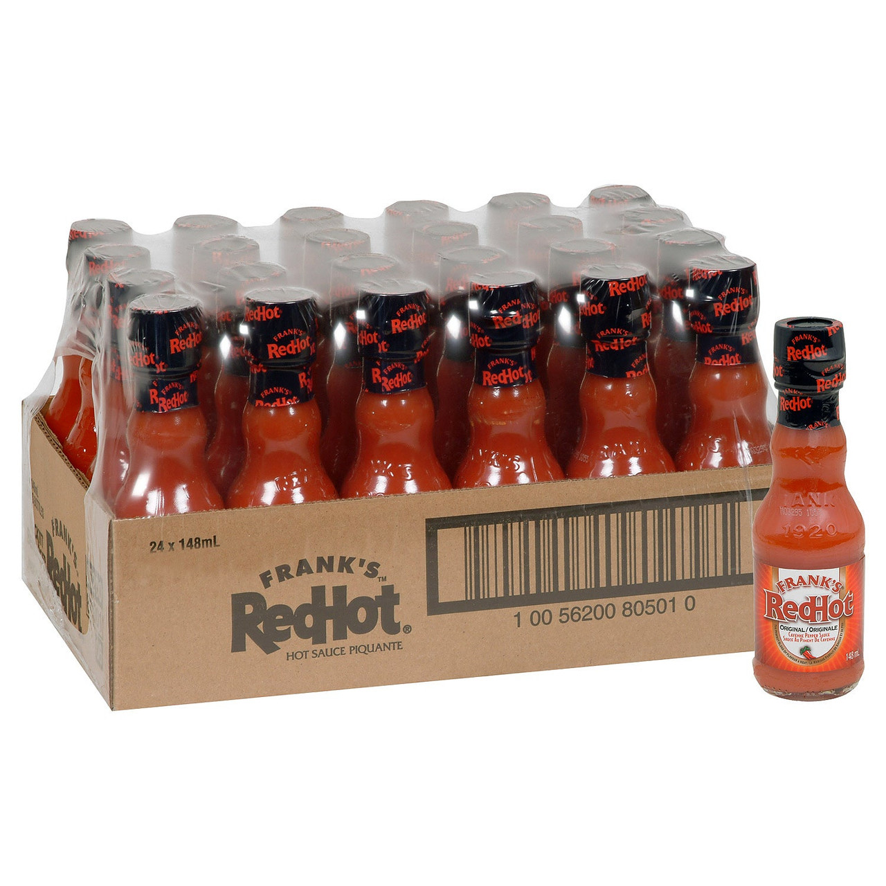 Frank's Red Hot Original Hot Sauce | 148ML/Unit, 24 Units/Case