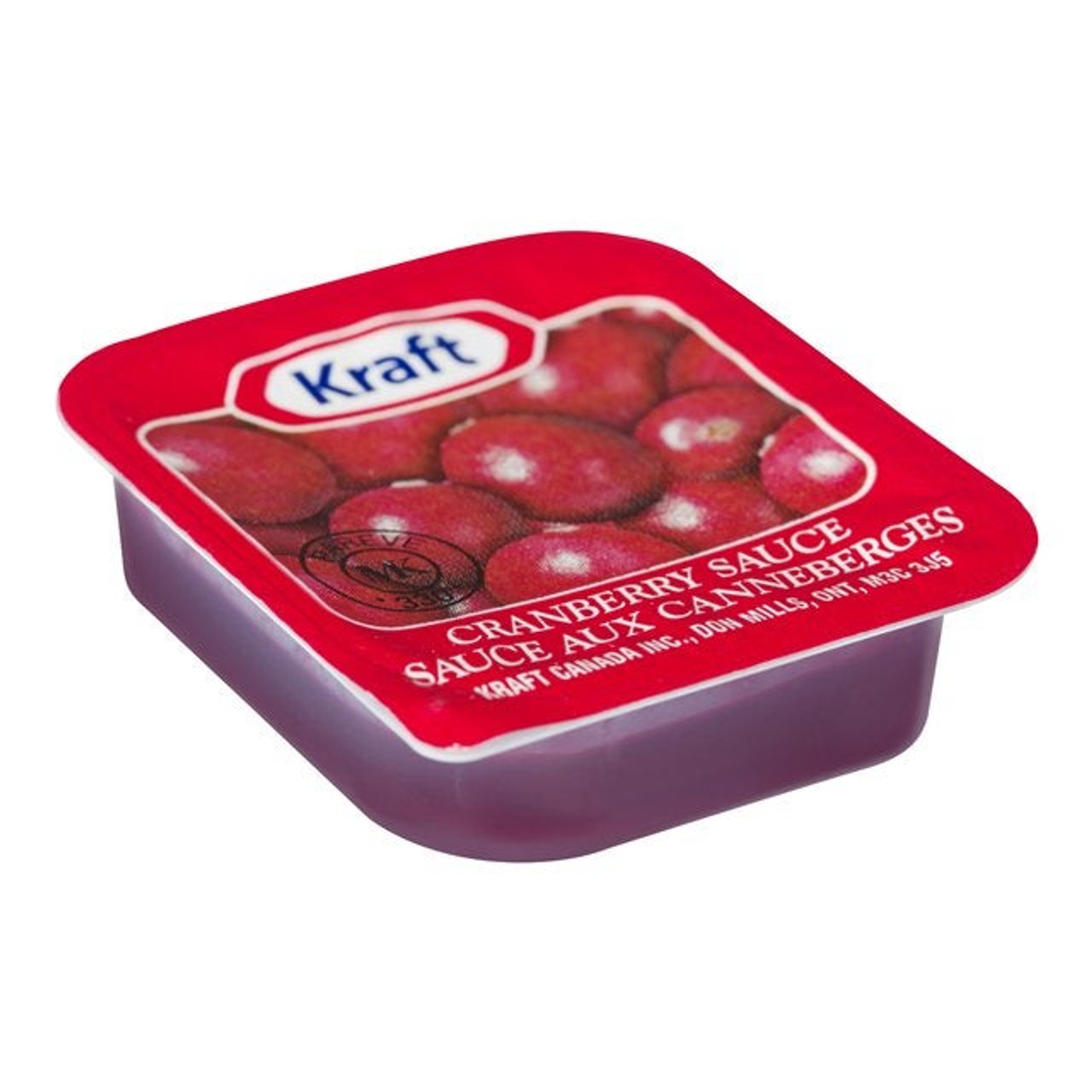 Kraft Cranberry Sauce, Portion | 16ML/Unit, 200 Units/Case