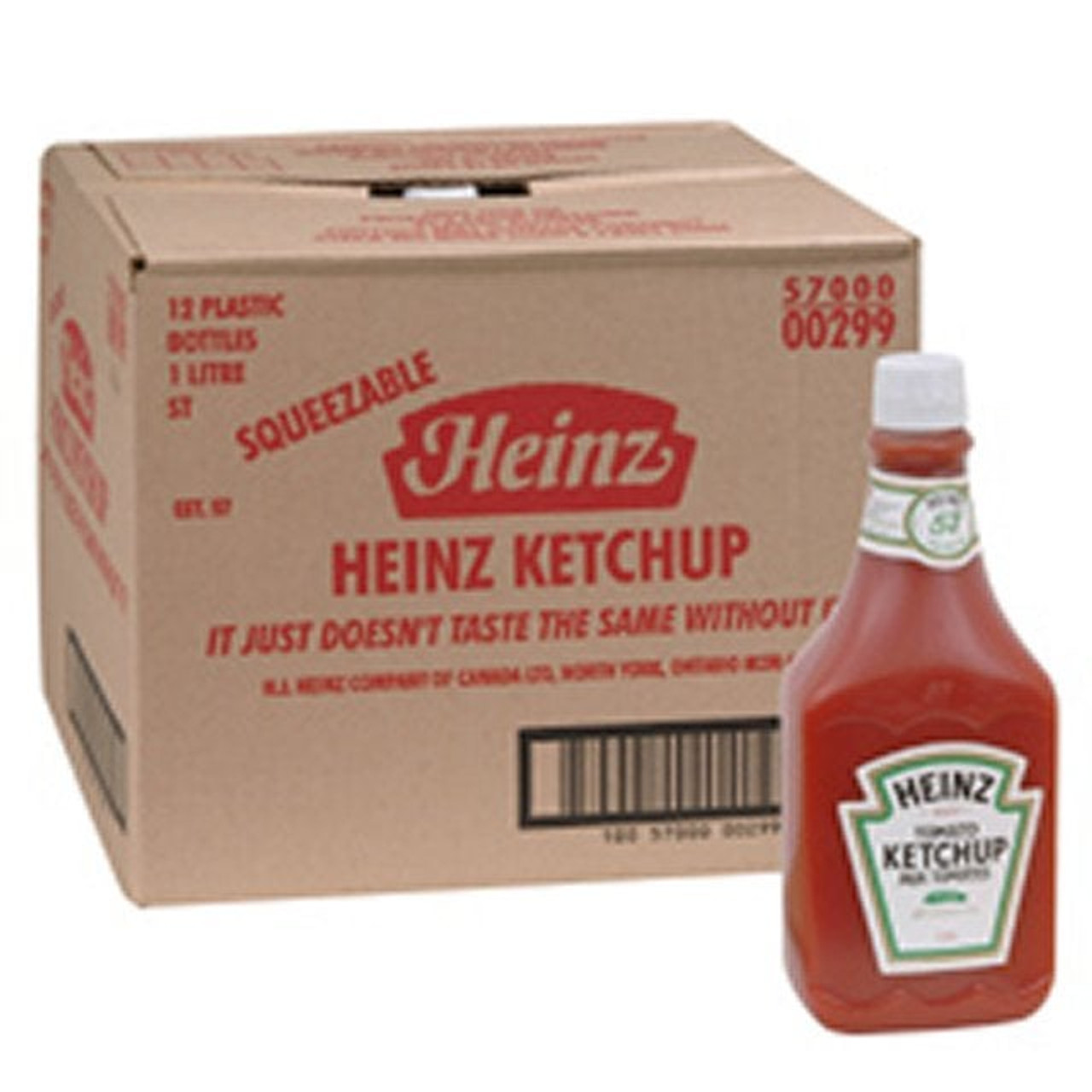 Heinz Ketchup, Squeeze Bottle | 1L/Unit, 12 Units/Case