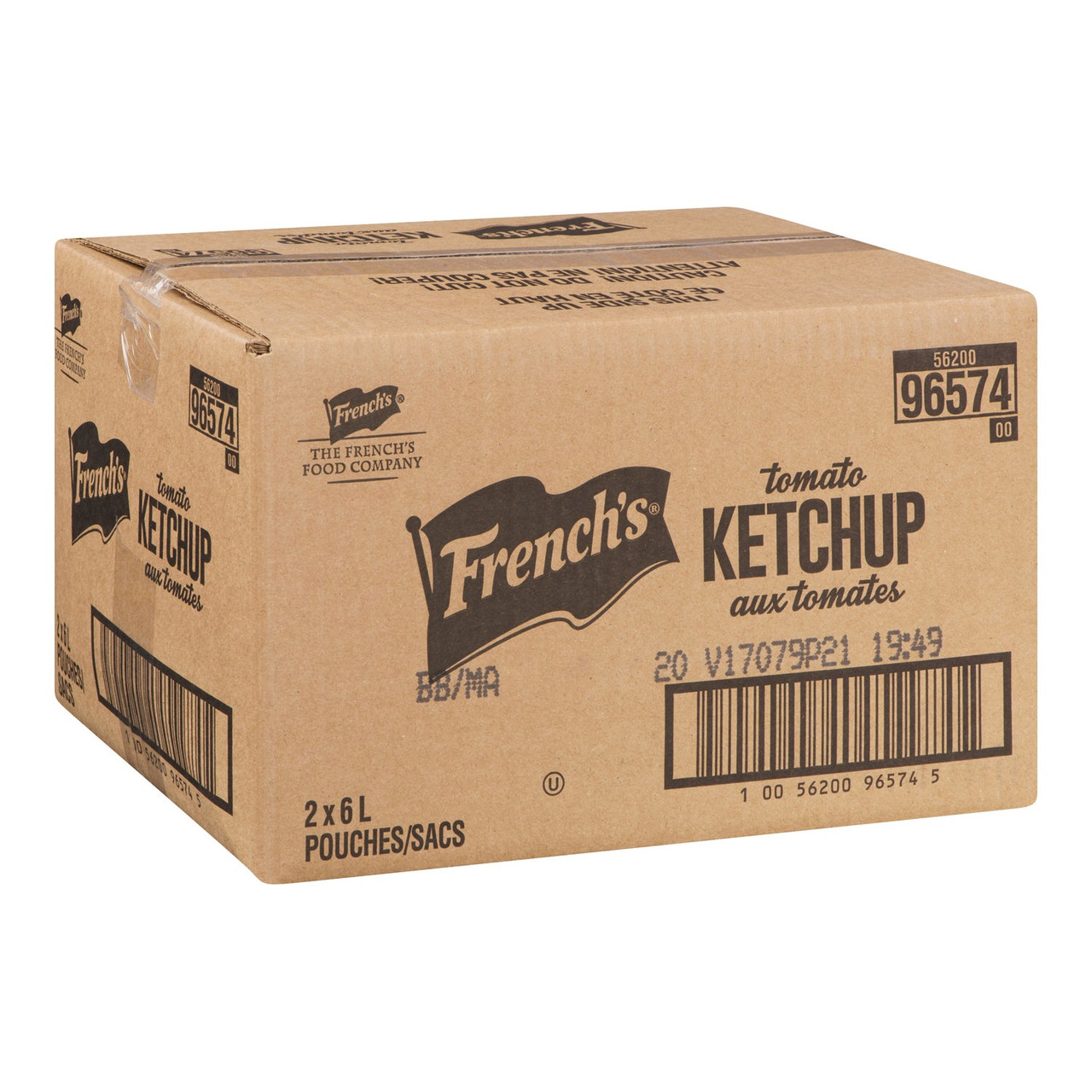 French's Ketchup, Dispenser Pouch With Fitment | 6L/Unit, 2 Units/Case