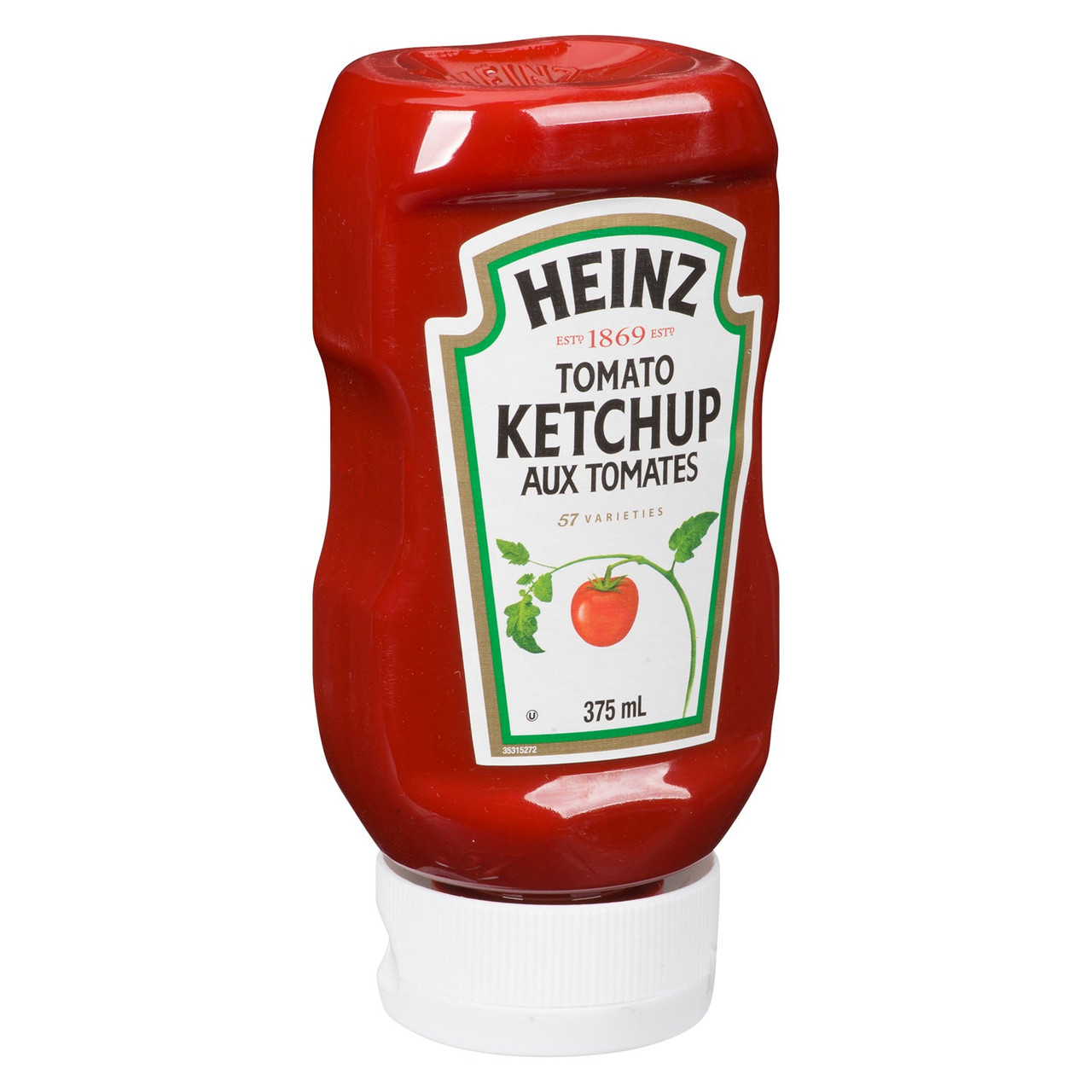 Heinz Ketchup, Upside Down Squeeze Bottle | 375ML/Unit, 24 Units/Case