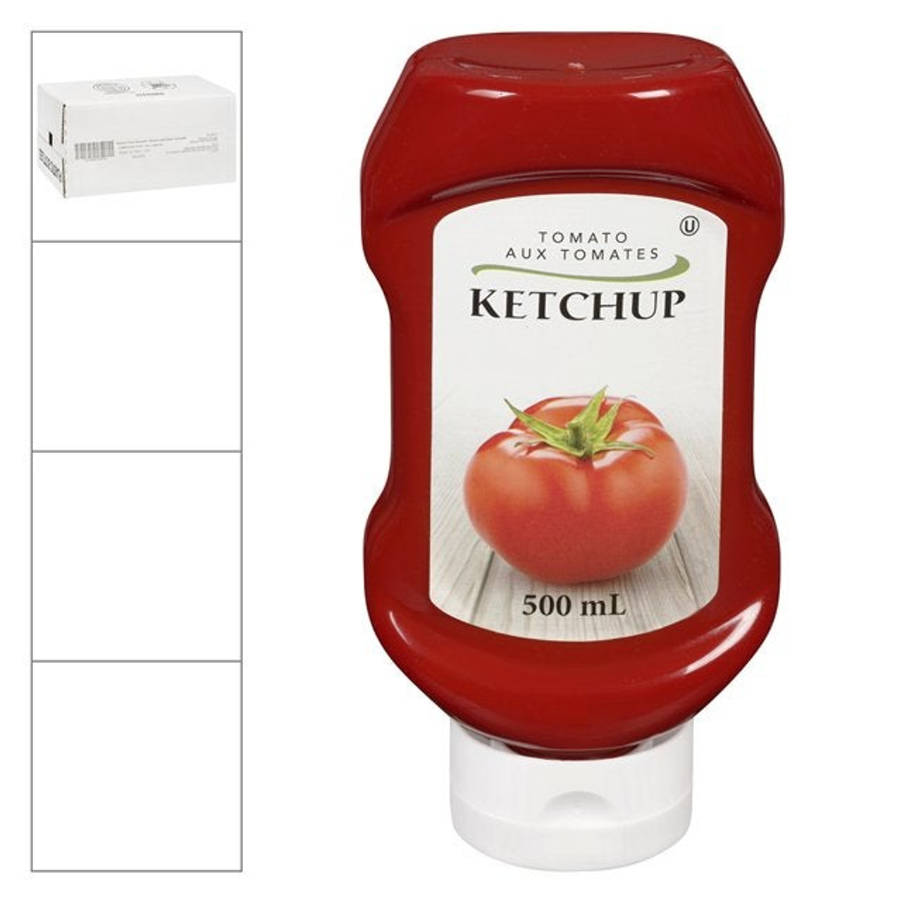 Gordon Choice Ketchup, Upside Down Squeeze Bottle, Canadian | 500ML/Unit, 12 Units/Case