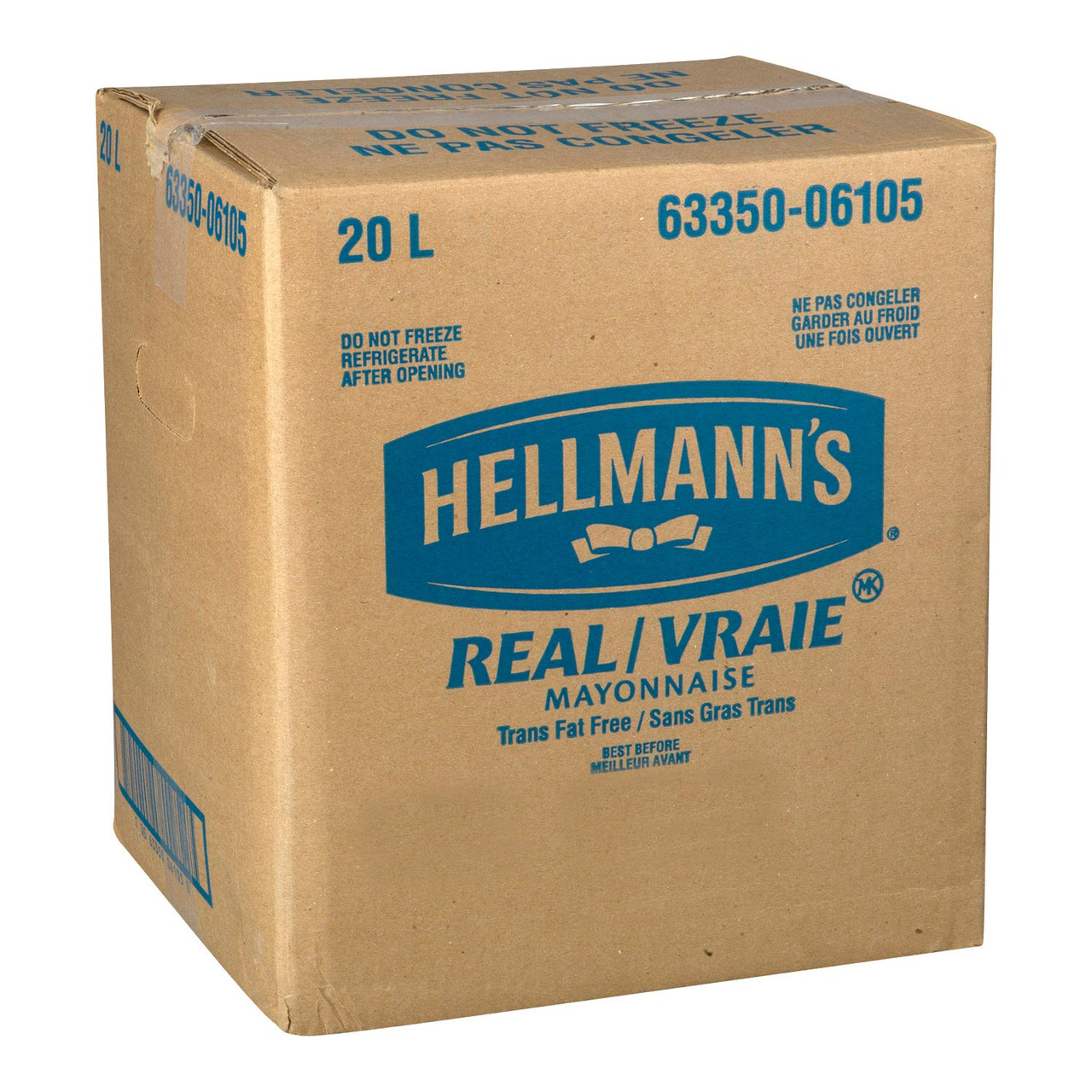 Hellmann's Real Mayonnaise, Bib | 20L/Unit, 1 Unit/Case