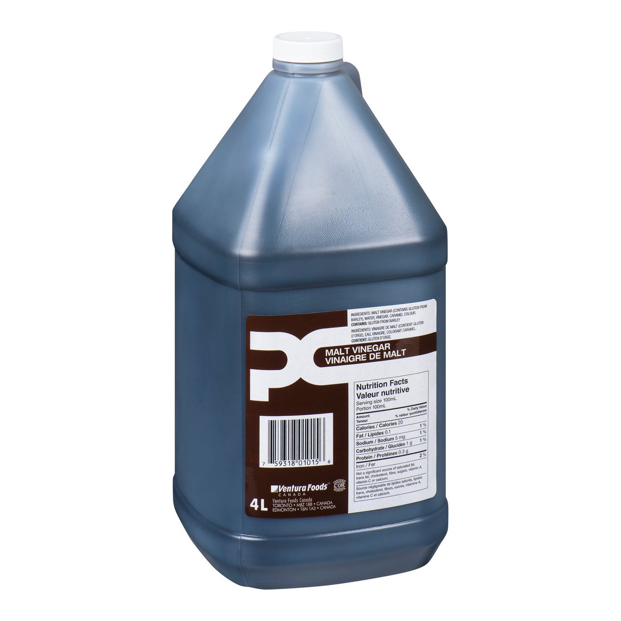 Wings Malt Vinegar, 5 Percent | 4L/Unit, 4 Units/Case