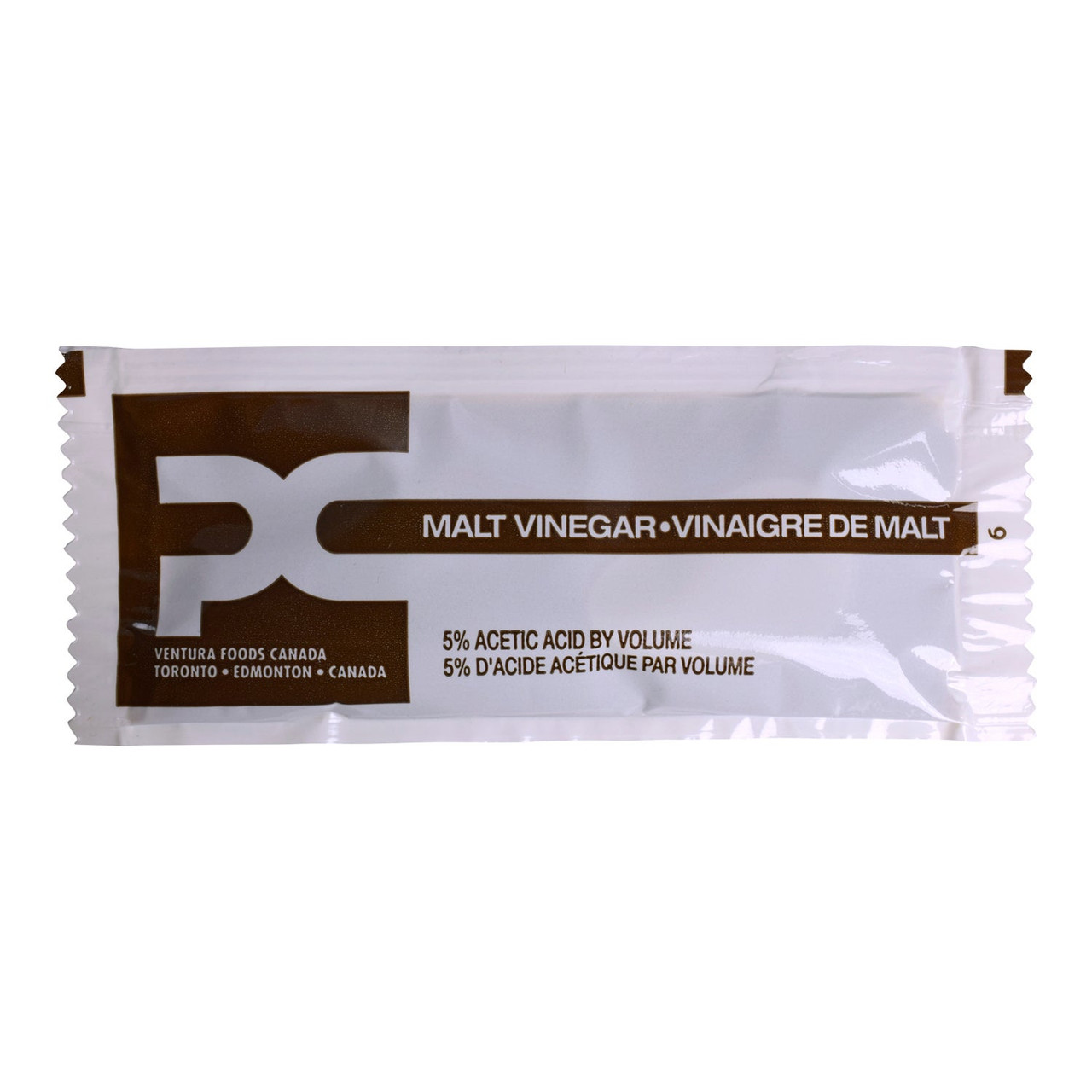 Wings Malt Vinegar, Portion 9G/Unit, 500 Units/Case