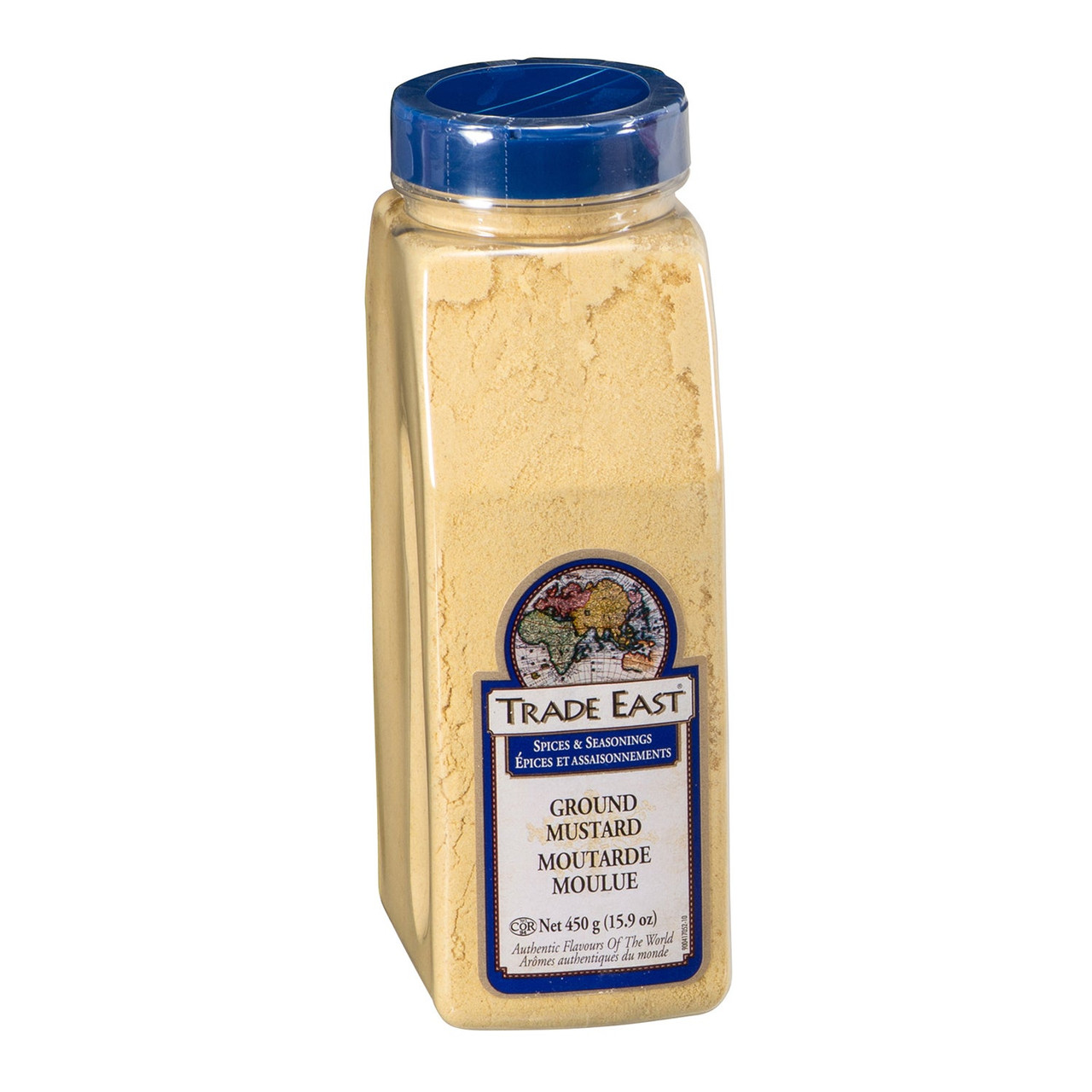Trade East Ground Mustard, Spice, Shaker | 450G/Unit, 12 Units/Case