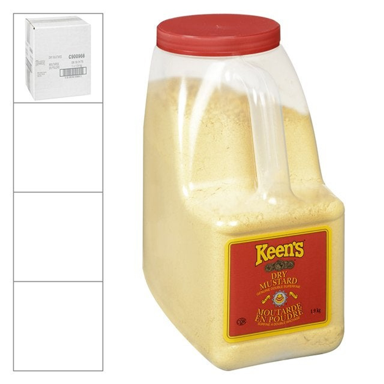 Keens Dry Ground Mustard, Keens | 1.90KG/Unit, 1 Unit/Case