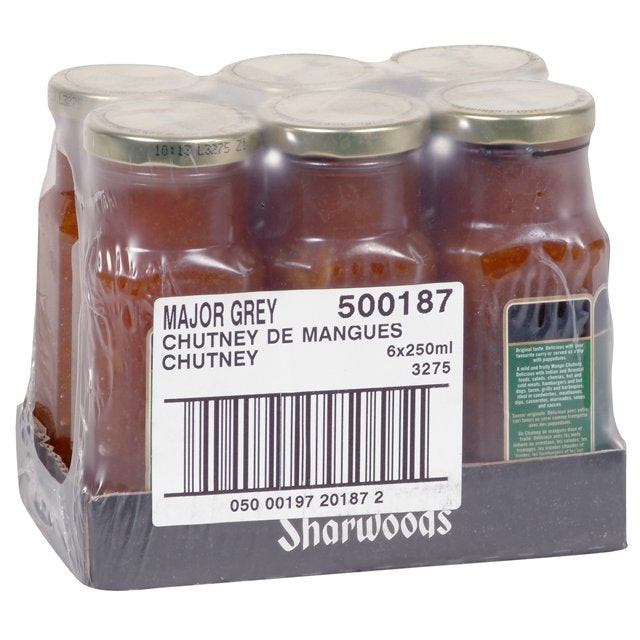 Sharwoods Major Grey Chutney | 250ML/Unit, 6 Units/Case